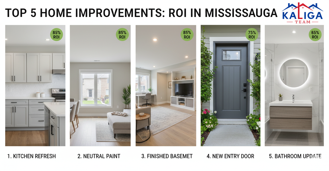 Top 5 Home Improvements That Actually Drive ROI in Oakville Mississauga